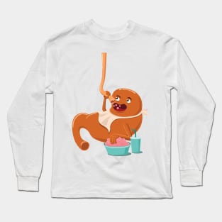 Stomach Long Sleeve T-Shirt